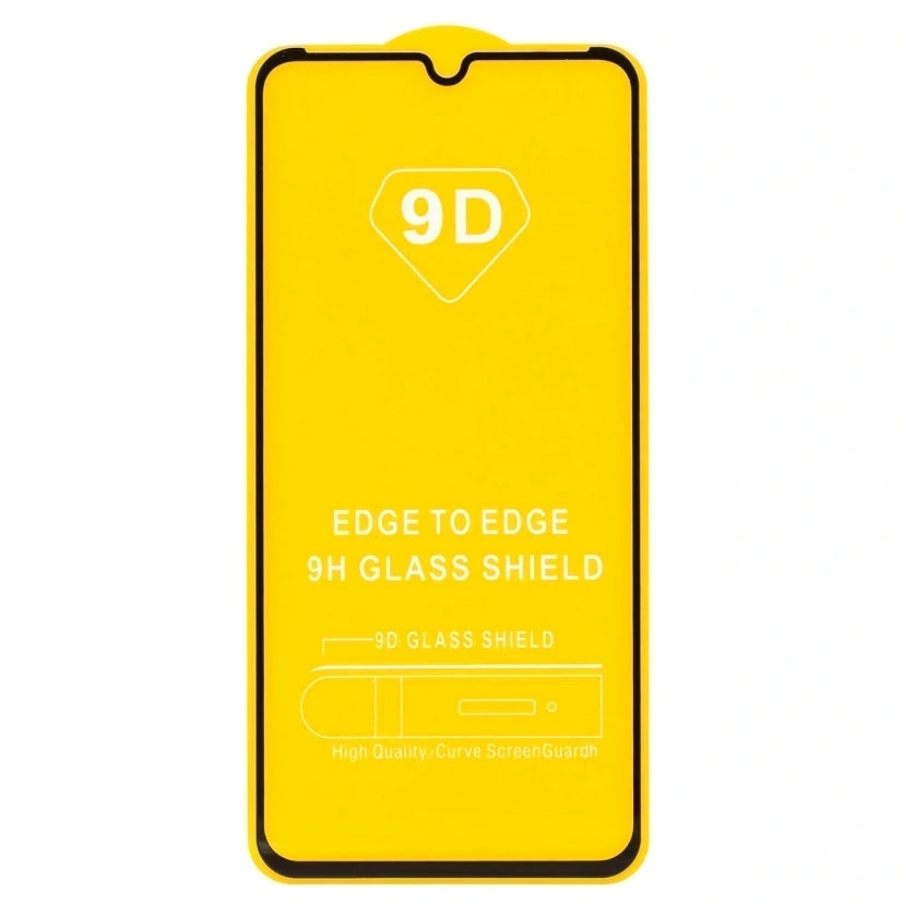 Защитное стекло - Full Glue 2.5D для Redmi 10C/12C/A3/A3x/Poco C40/C55/C61 (black)