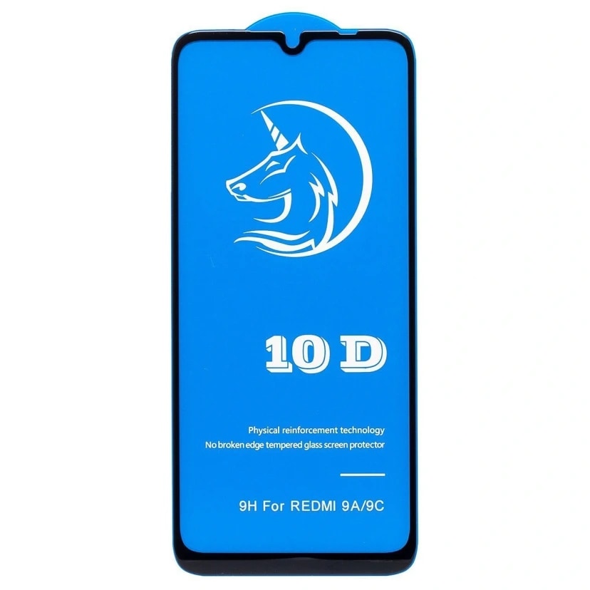 Защитное стекло - Activ 3D для Redmi 9A/9i/9C/10A/Poco C3/C31 (black)