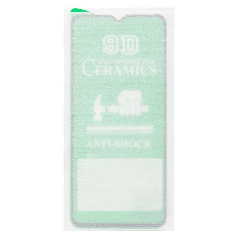 Защитная плёнка - Ceramics 2.5D для Realme C25/C25s (black)