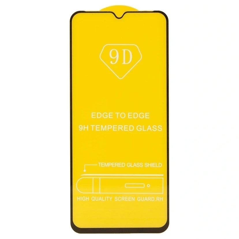 Защитное стекло - Full Glue 2.5D для Tecno Spark Go 2022/Spark 8C/Spark 9/Spark 10/Spark 10C/Pop 6 Pro/Pop 7/Infinix Smart 7 Plus/Hot 10 lite/Hot 30i (black)