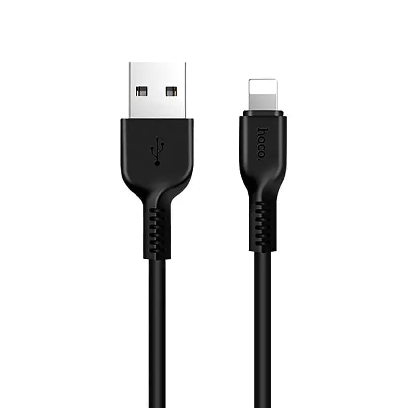 Кабель USB - Apple lightning - Hoco X20 Snowy Spirit (300 см) (black) — фото 2