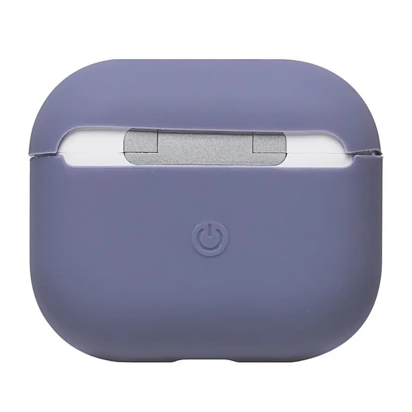 Чехол - Soft Touch для кейса Apple AirPods 3 (lavander grey) — фото 3