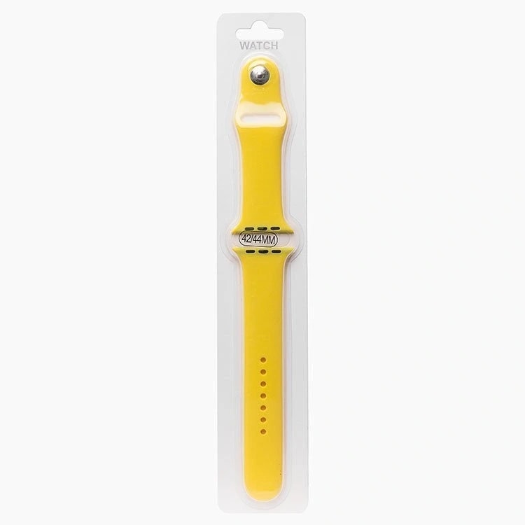 Ремешок на кнопке - Sport Band для Apple Watch 42/44/45/46/49 мм (L) (yellow) — фото 2