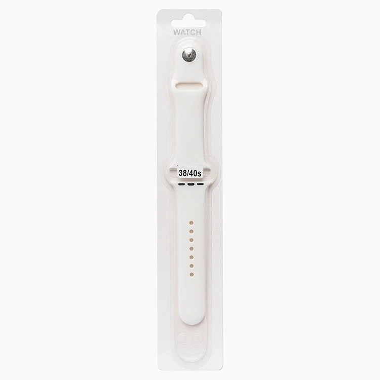 Ремешок на кнопке - Sport Band для Apple Watch 38/40/41 мм (L) (white)