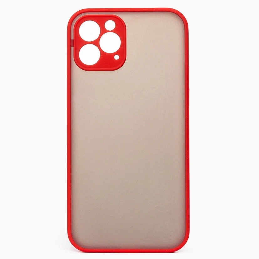 Чехол-накладка - PC041 для Apple iPhone 12 Pro Max (red/black)