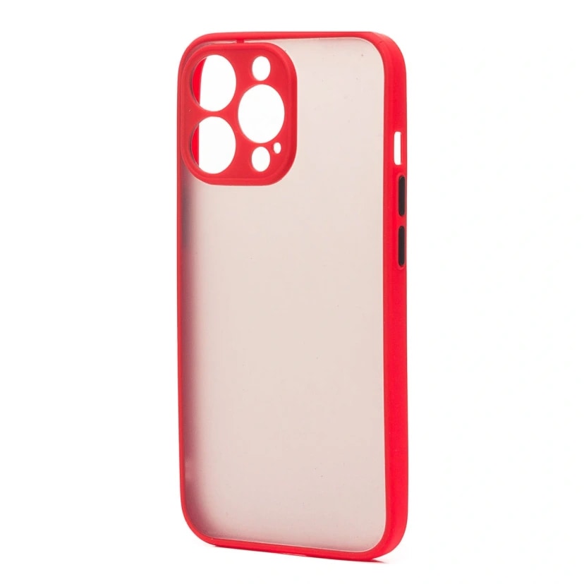 Чехол-накладка - PC041 для Apple iPhone 13 Pro Max (red/black)