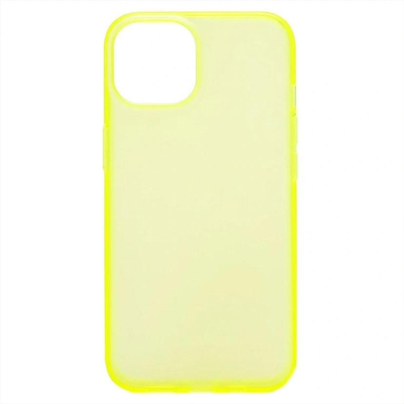 Чехол-накладка - PC079 для Apple iPhone 14 (yellow)