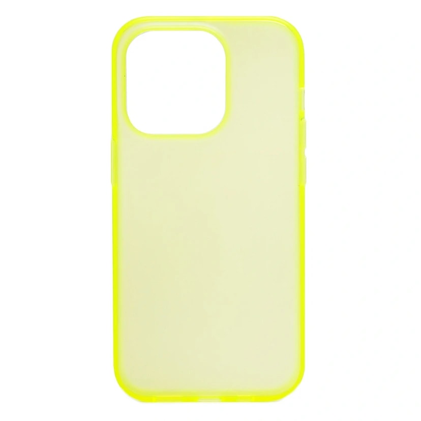 Чехол-накладка - PC079 для Apple iPhone 14 Pro (yellow)