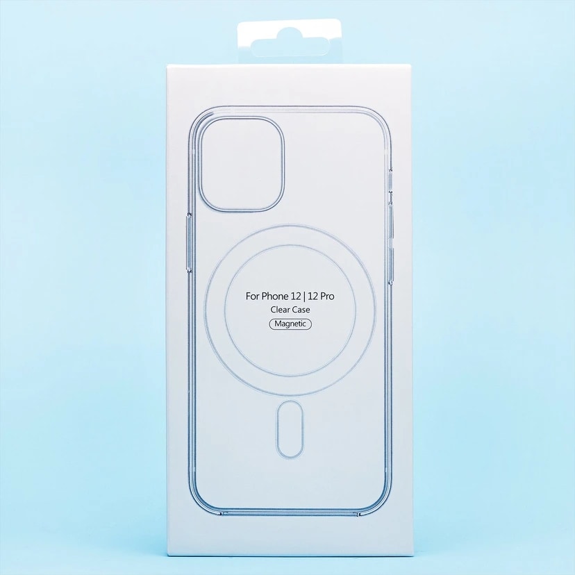 Чехол-накладка - SM006 SafeMag для Apple iPhone 12/12 Pro (transparent)
