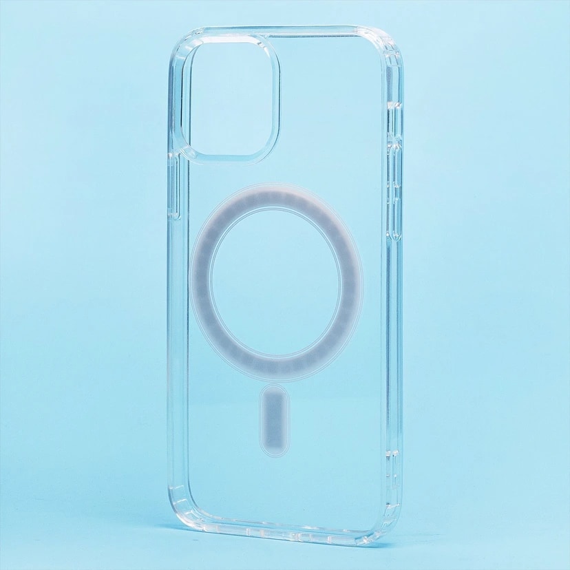 Чехол-накладка - SM006 SafeMag для Apple iPhone 12/12 Pro (transparent) — фото 2