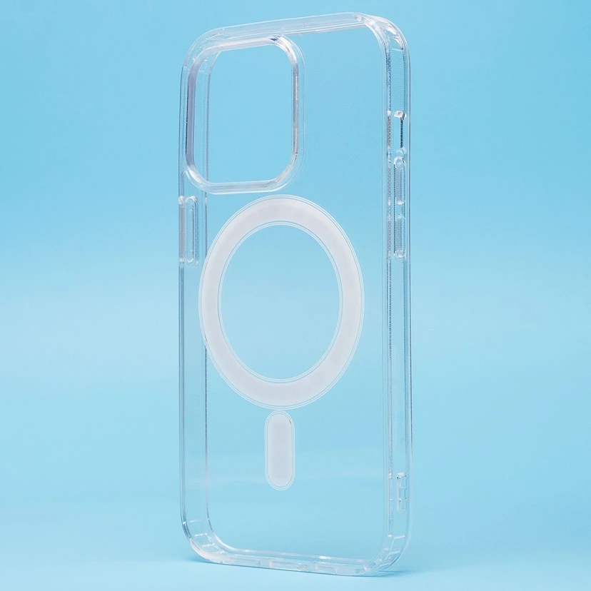 Чехол-накладка - SM006 SafeMag для Apple iPhone 14 Pro (transparent) — фото 2