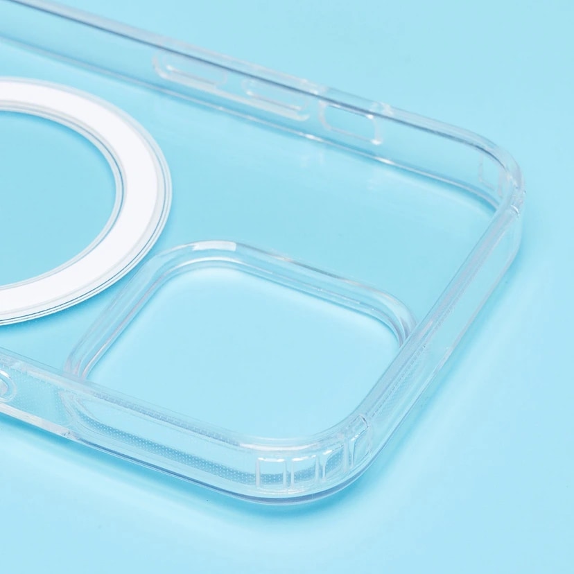 Чехол-накладка - SM006 SafeMag для Apple iPhone 14 Pro (transparent) — фото 3