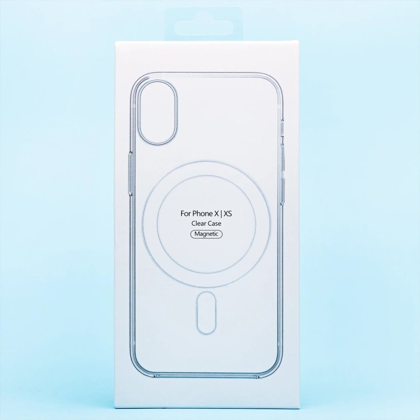 Чехол-накладка - SM006 SafeMag для Apple iPhone X/XS (transparent)