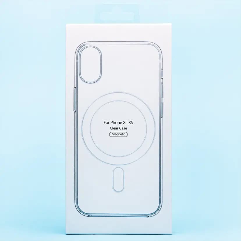 Чехол-накладка - SM006 SafeMag для Apple iPhone X/XS (transparent)