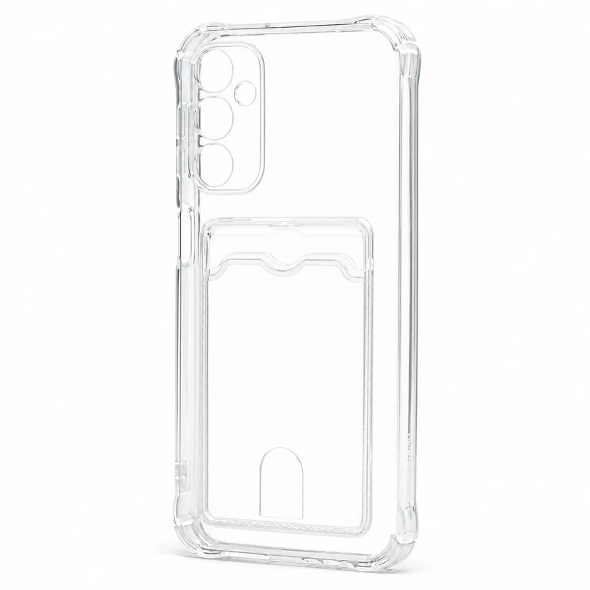Чехол-накладка с картхолдером - SC276 для Samsung Galaxy A24 4G (transparent)