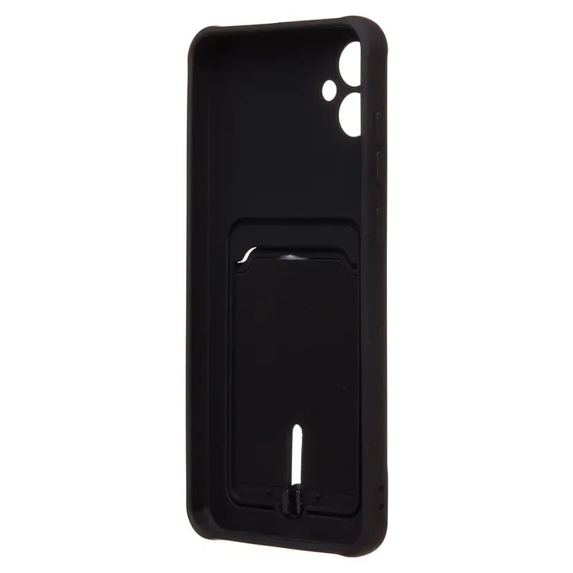Чехол-накладка с картхолдером - SC304 для Samsung Galaxy A05 (black) — фото 2