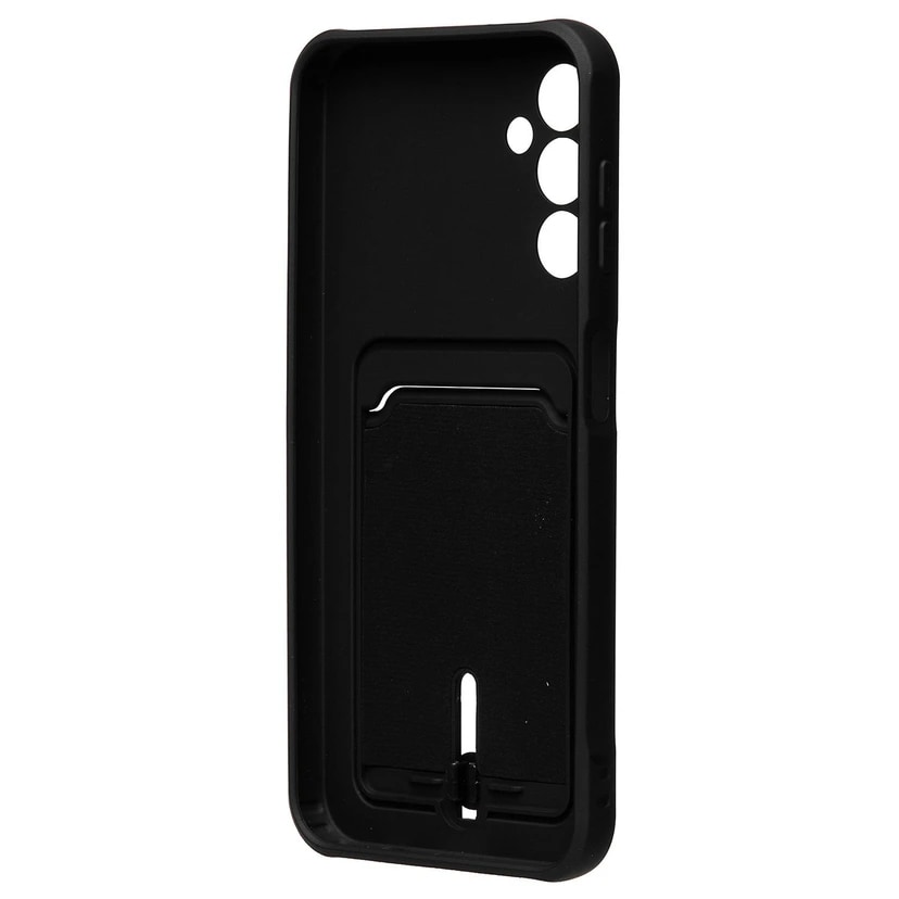 Чехол-накладка с картхолдером - SC304 для Samsung Galaxy A14 4G/5G (black) — фото 2