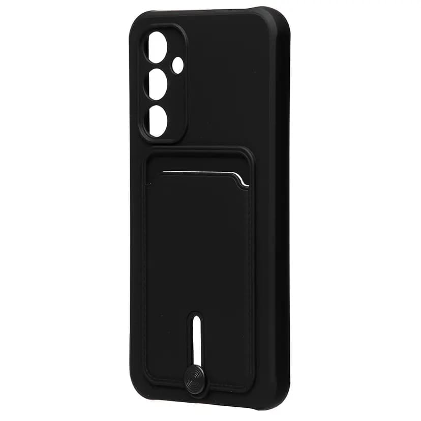 Чехол-накладка с картхолдером - SC304 для Samsung Galaxy A54 (black)