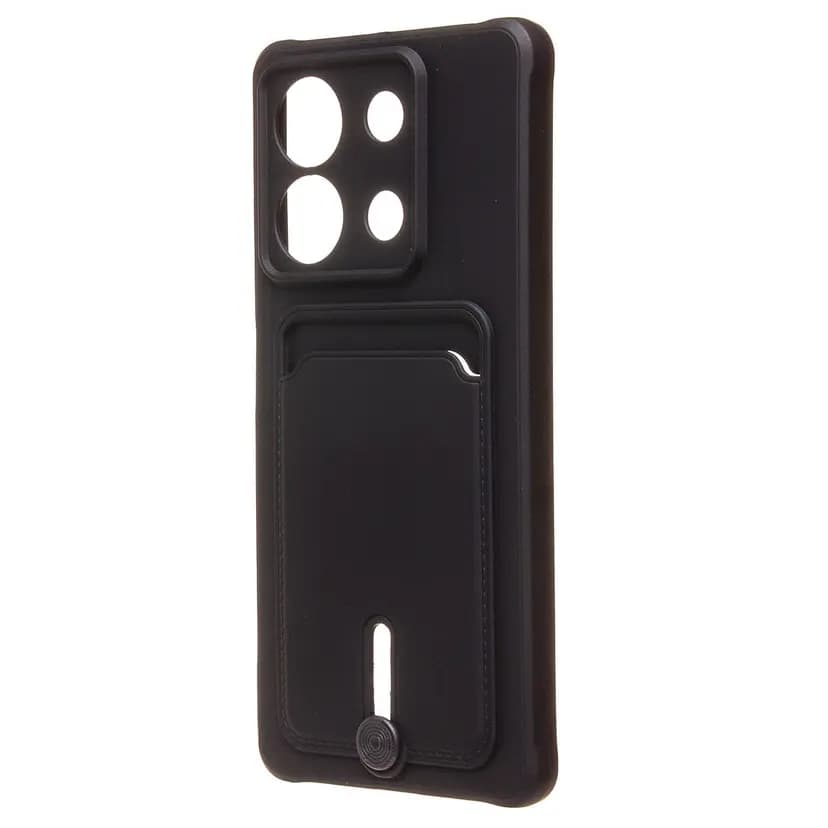 Чехол-накладка с картхолдером - SC304 для Redmi Note 13 5G (black)