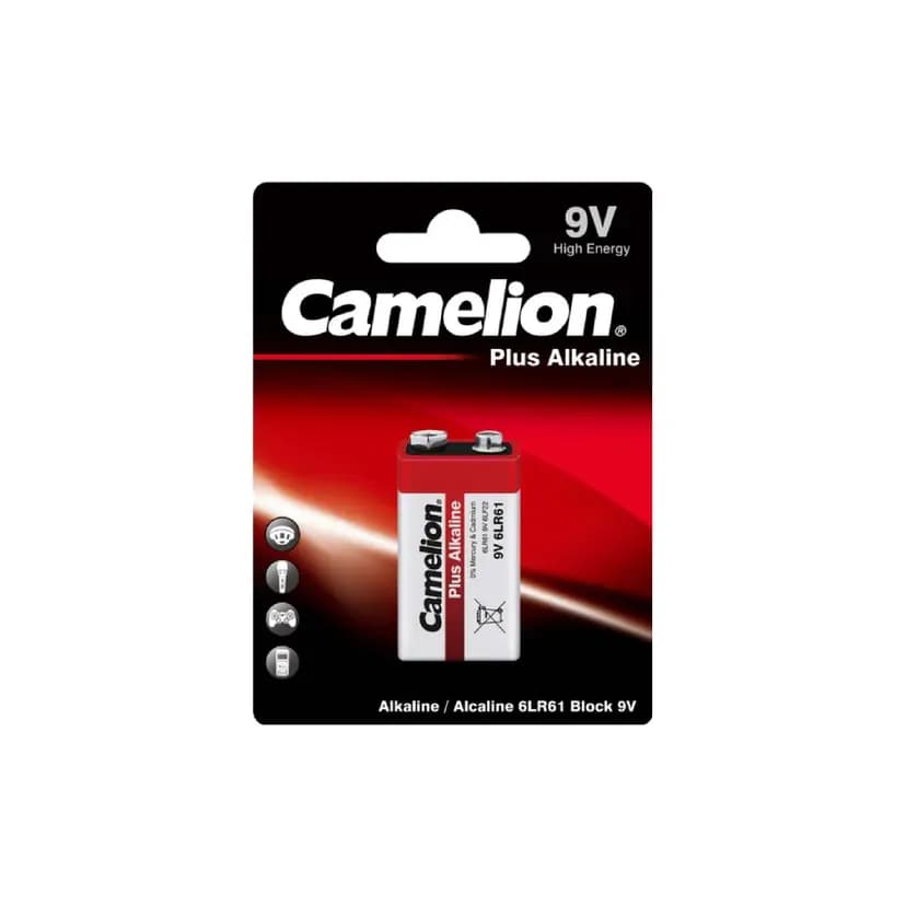 Батарея - Camelion Red 6LR61/6LF22/6F22 (крона)