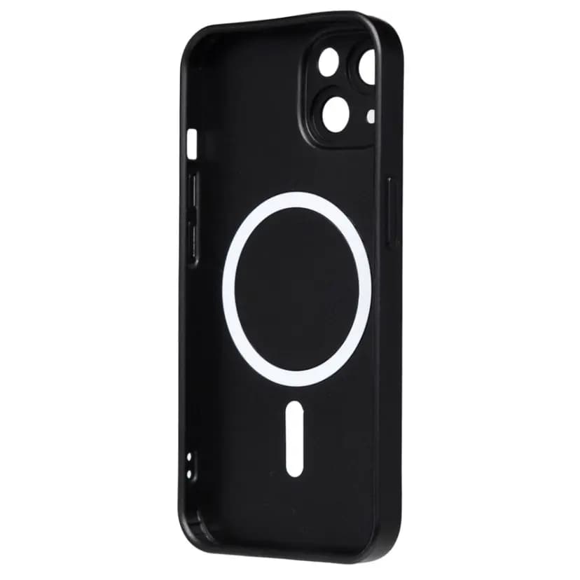 Чехол-накладка - SM020 Matte SafeMag для Apple iPhone 14 (black) — фото 2