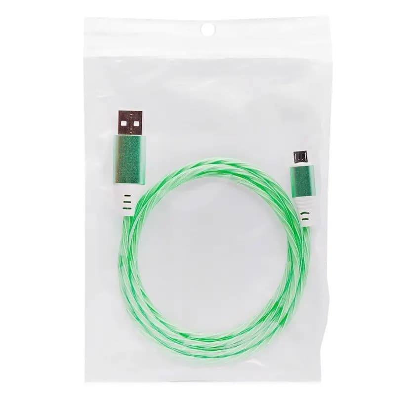 Кабель USB - Micro-USB - Luminous (100 см) (green)