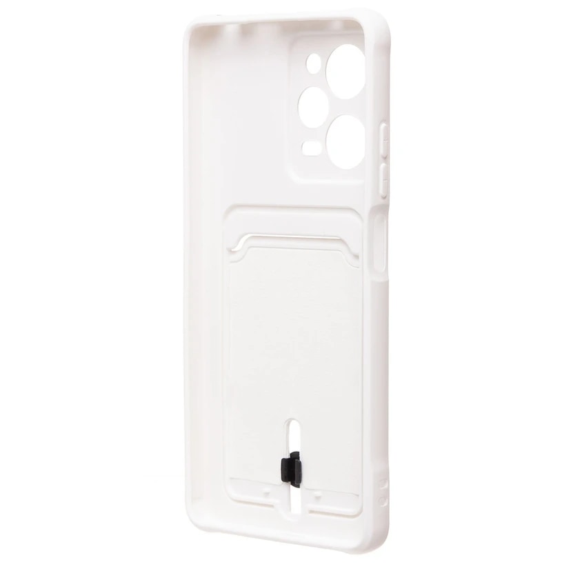 Чехол-накладка с картхолдером - SC304 для Poco X5 Pro (white) — фото 2