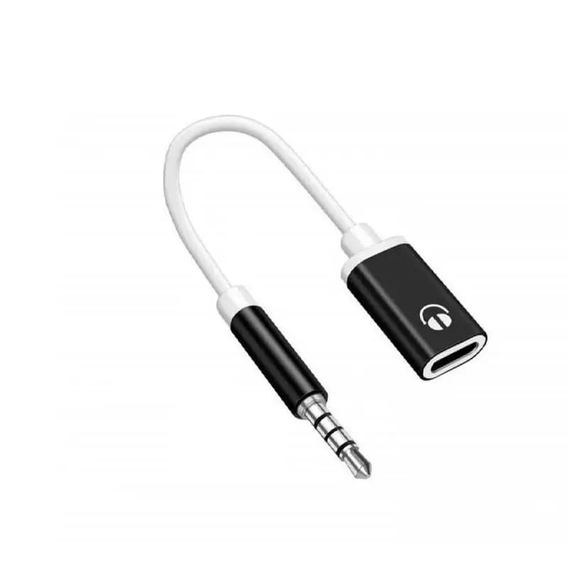 Адаптер 3.5 jack - Type-C - C3857 (black/white)