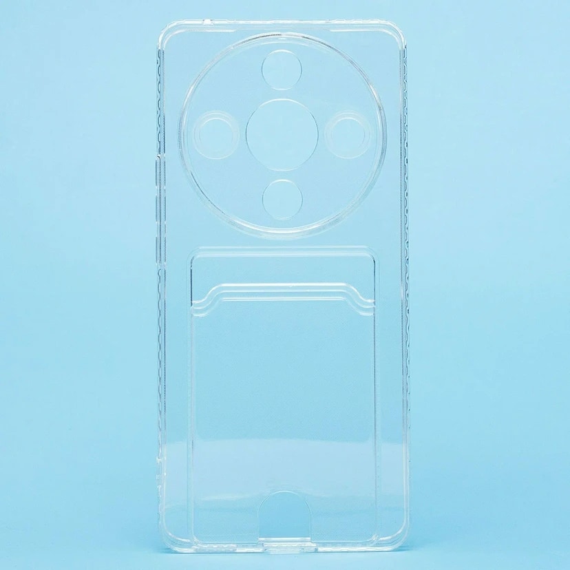 Чехол-накладка с картхолдером - SC336 для Honor X9b (transparent) — фото 2