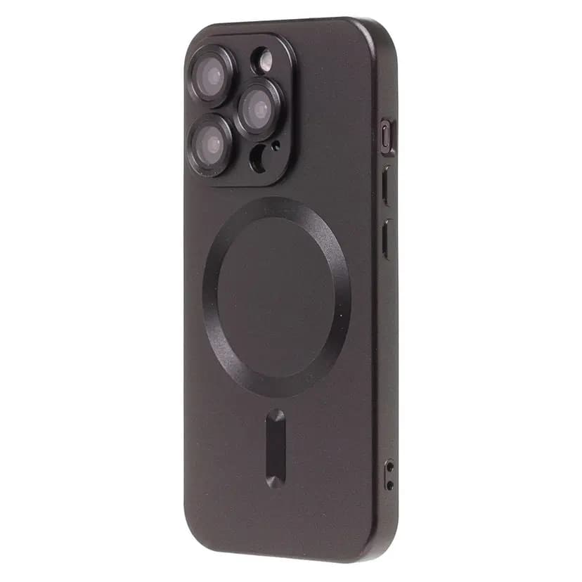 Чехол-накладка - SM020 Matte SafeMag для Apple iPhone 15 Pro (black)
