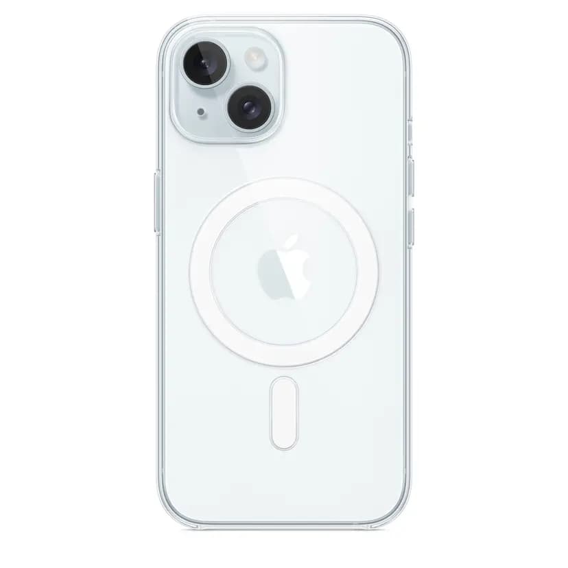 Чехол-накладка - SM006 SafeMag для Apple iPhone 15 (transparent) — фото 2