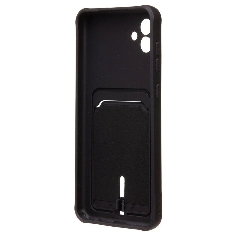 Чехол-накладка с картхолдером - SC304 для Samsung Galaxy A04/A04e (black) — фото 2