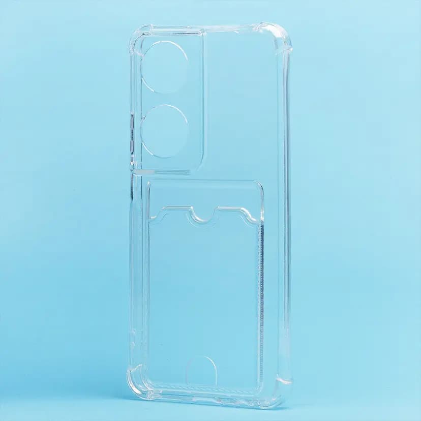 Чехол-накладка с картхолдером - SC338 для Honor X7b (transparent)