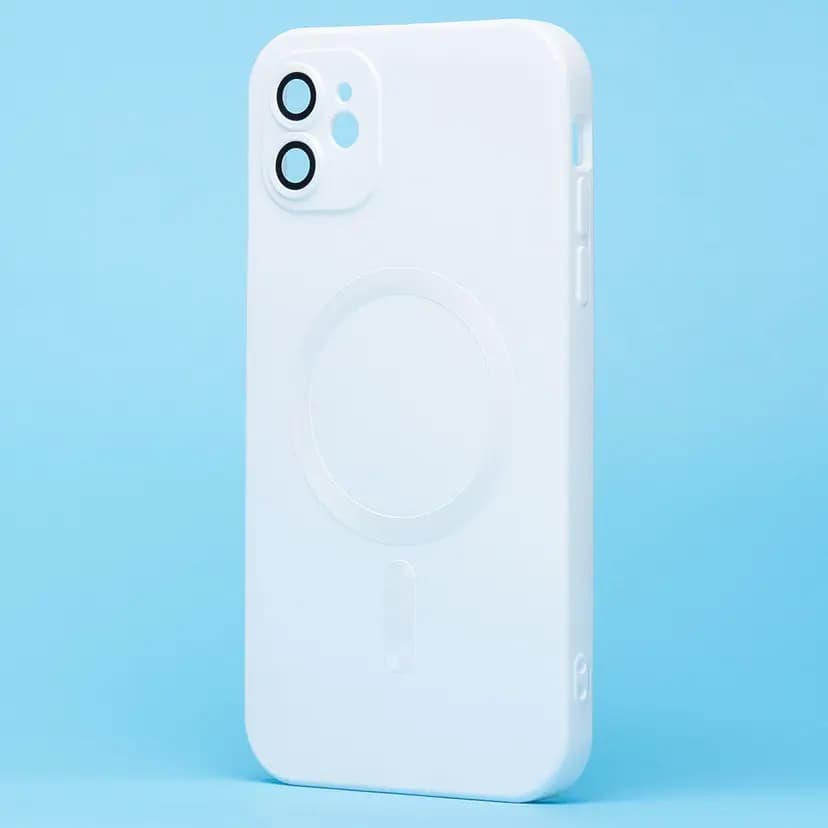 Чехол-накладка - SM020 Matte SafeMag для Apple iPhone 11 (white)