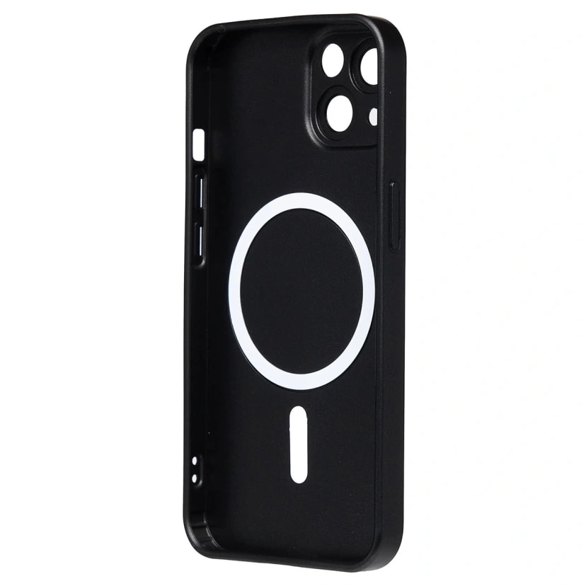 Чехол-накладка - SM020 Matte SafeMag для Apple iPhone 13 (black) — фото 2