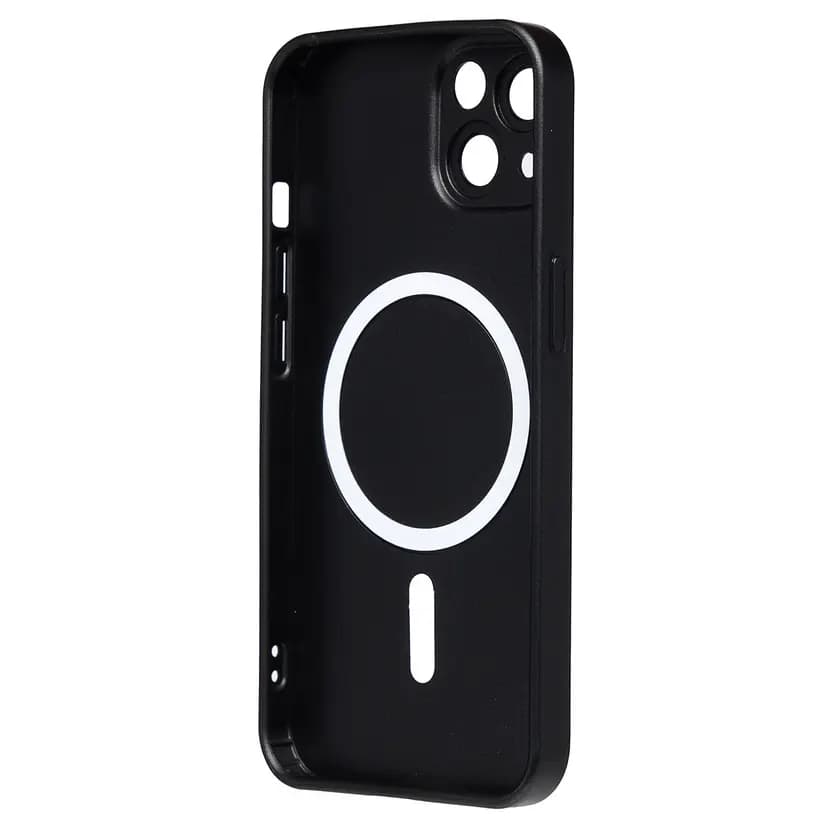 Чехол-накладка - SM020 Matte SafeMag для Apple iPhone 13 (black) — фото 2