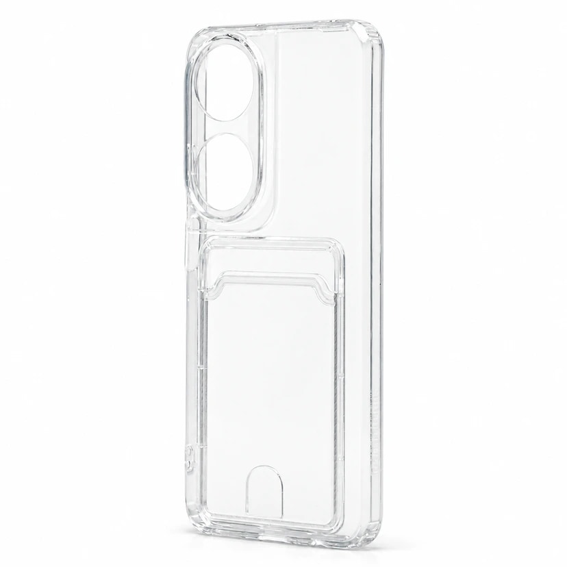 Чехол-накладка с картхолдером - SC276 для Honor X7b (transparent)