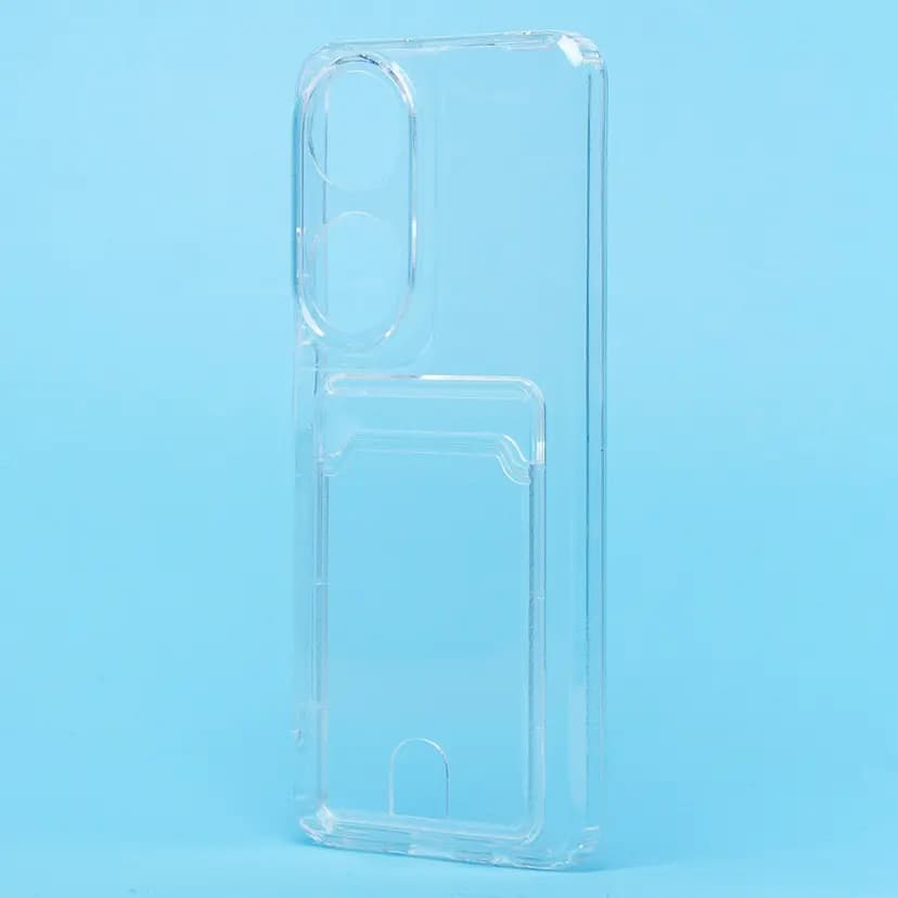 Чехол-накладка с картхолдером - SC276 для Honor X7b (transparent)