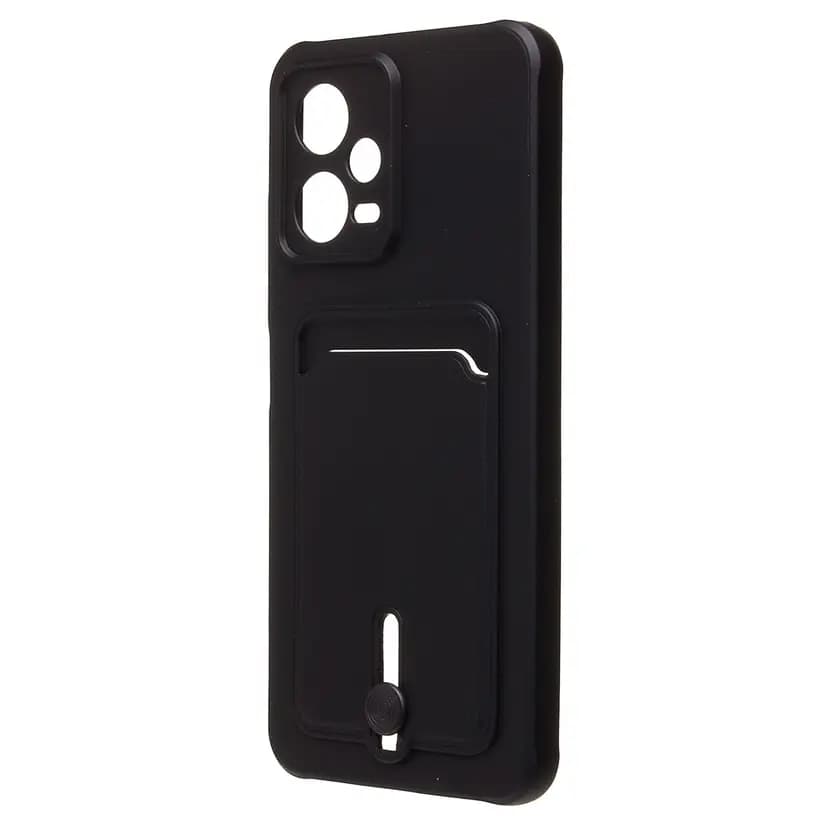 Чехол-накладка с картхолдером - SC304 для Redmi Note 12 5G/Poco X5 (black)