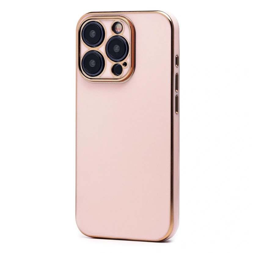 Чехол-накладка - SC301 для Apple iPhone 15 Pro (light pink)