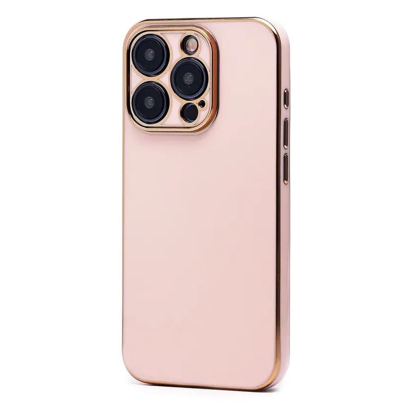 Чехол-накладка - SC301 для Apple iPhone 15 Pro (light pink)