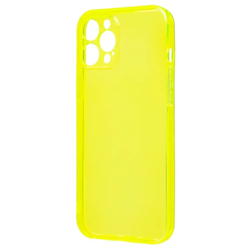Чехол-накладка - SC344 для Apple iPhone 12 Pro Max (transparent/yellow)