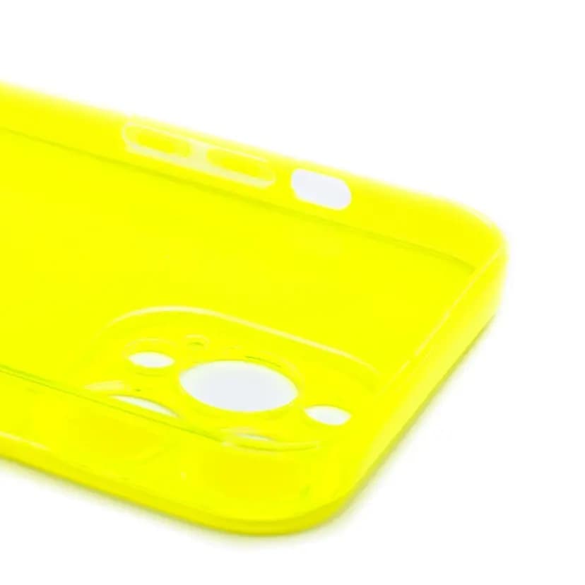 Чехол-накладка - SC344 для Apple iPhone 13 Pro Max (transparent/yellow) — фото 2