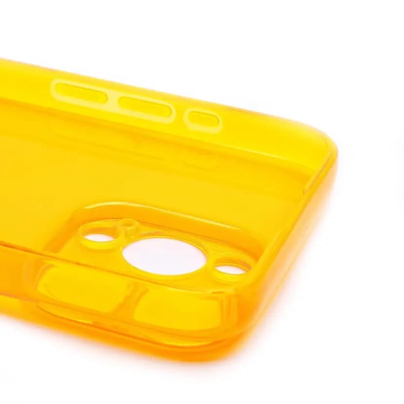 Чехол-накладка - SC344 для Apple iPhone 15 Pro (transparent/orange) — фото 2