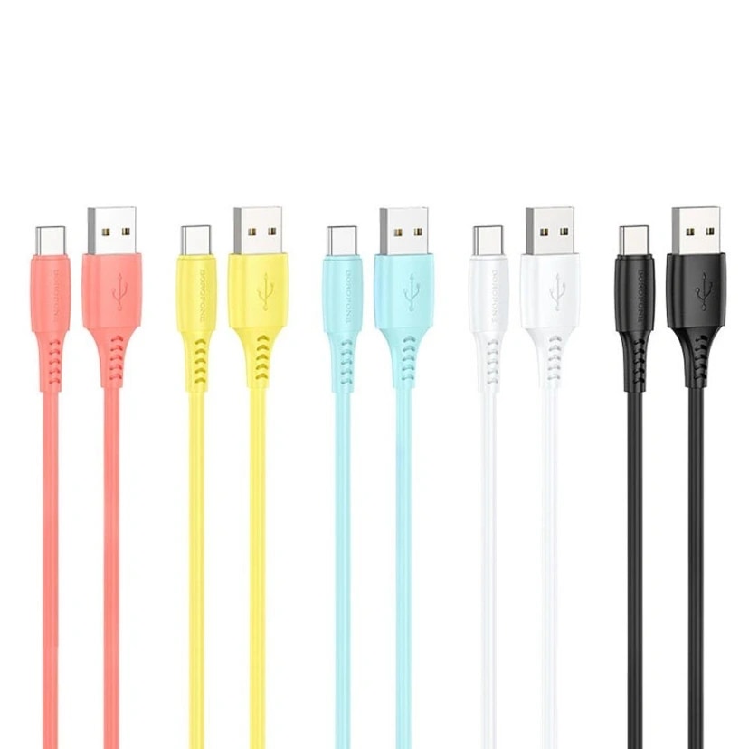 Кабель USB - Apple lightning - Borofone BX40 Aroma (1 шт) (в ассортименте)