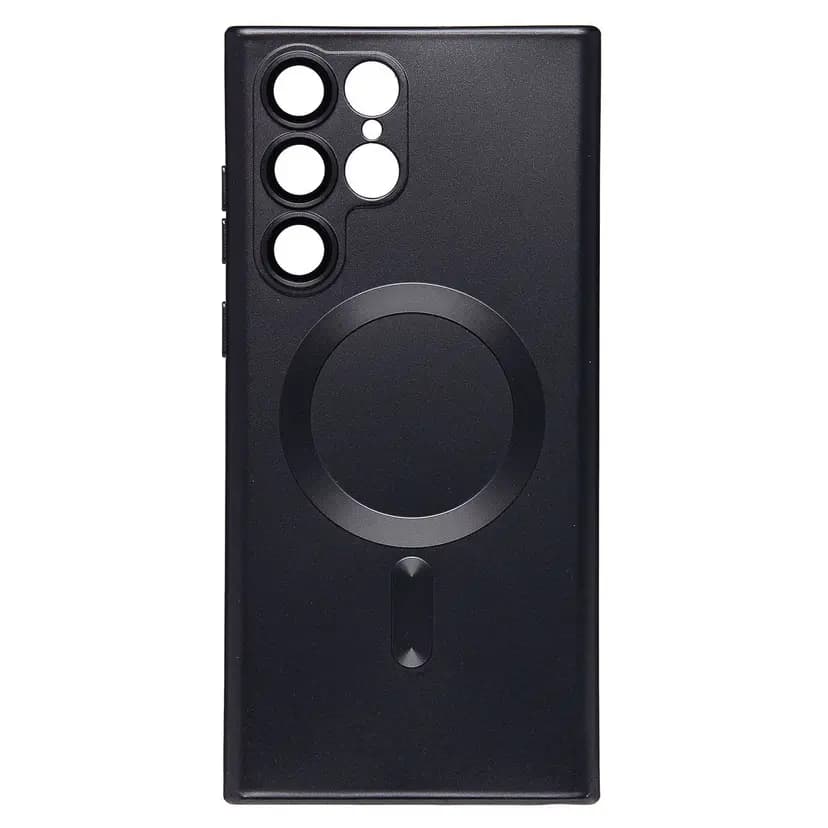 Чехол-накладка - SM020 Matte SafeMag для Samsung Galaxy S22 Ultra (black)