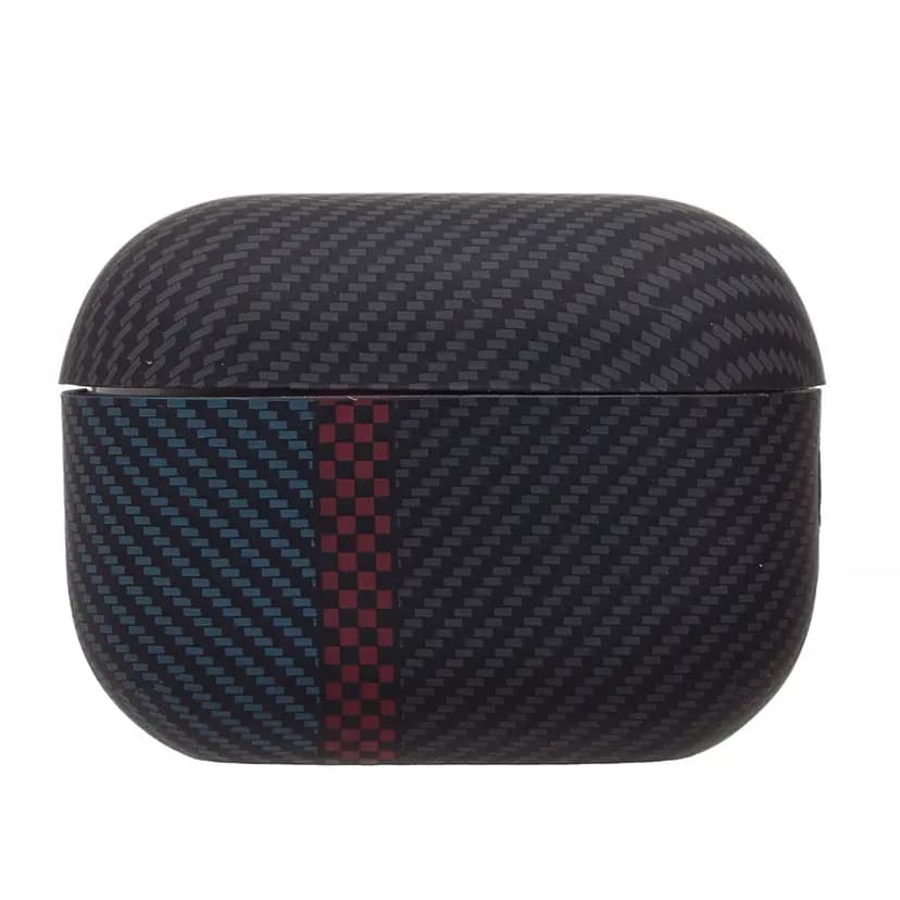 Чехол - Luxo Creative PC120 для кейса Apple AirPods Pro 2 (black/blue) — фото 2