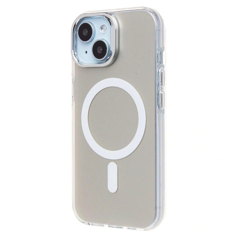 Чехол-накладка - SM025 SafeMag для Apple iPhone 15 (white)
