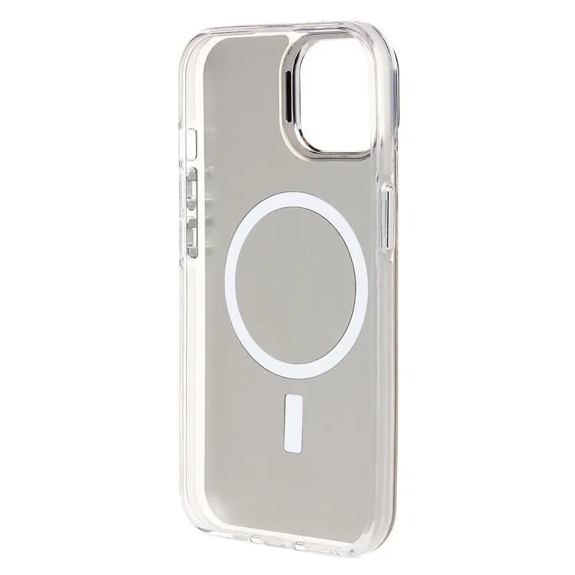 Чехол-накладка - SM025 SafeMag для Apple iPhone 15 (white) — фото 2