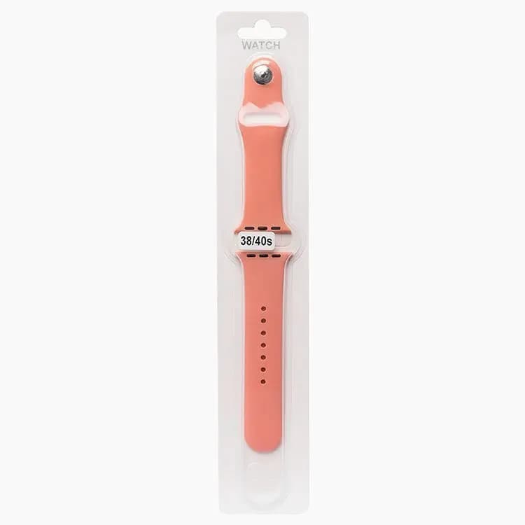 Ремешок на кнопке - Sport Band для Apple Watch 38/40/41 мм (L) (papaya)
